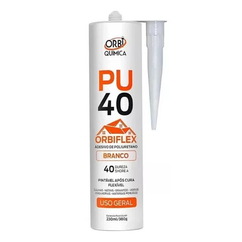Adesivo Selante PU Branco de 400g Orbi